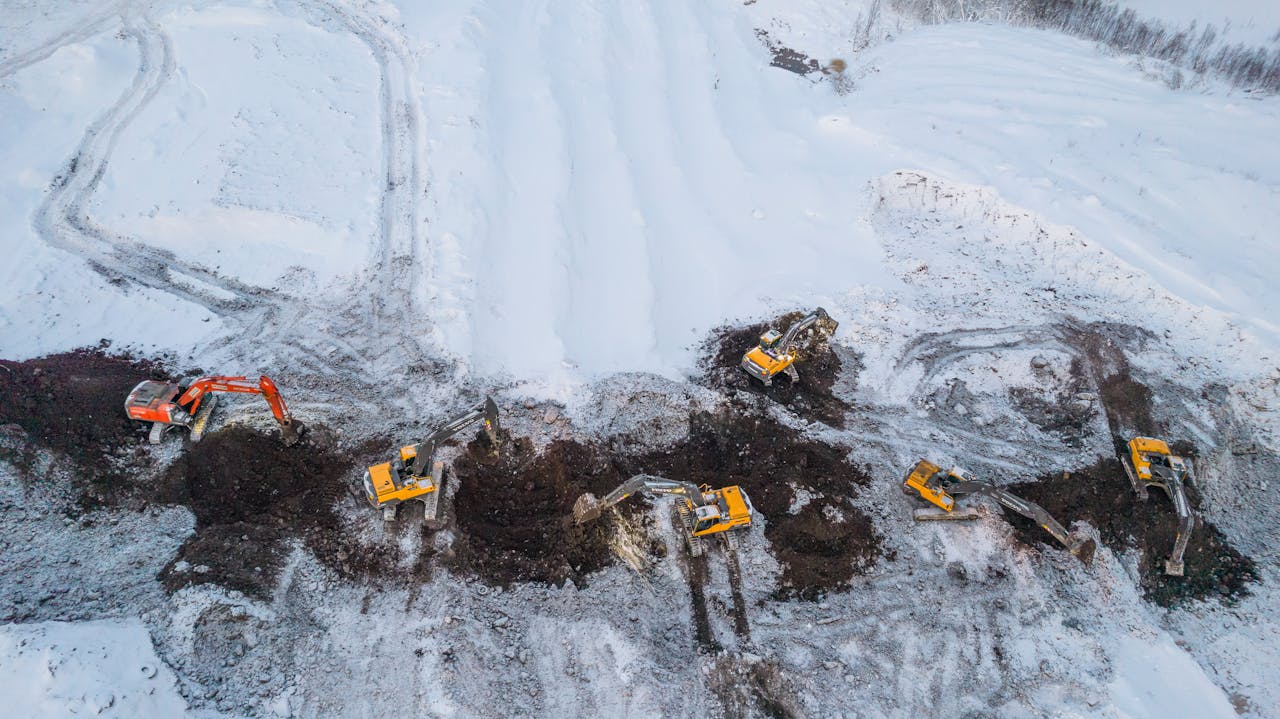 CO₂ rock breaking for urban foundation pit excavation